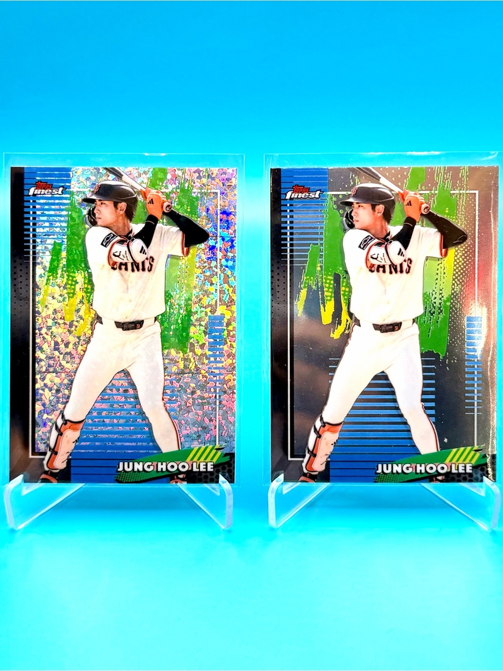 🔥Jung Hoo Lee Lot! 🔥Mini Diamond Refractor + Silver Common Insert! 🤩
